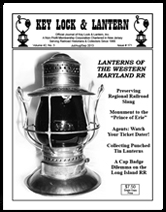 Key Lock & Lantern Issue #171 western maryland lantern cover